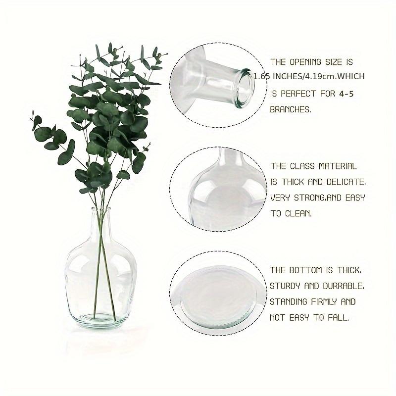 Transparent Glass Vase Tall Farmhouse Branch Vase Centerpiece Glass Vase in Home Decor