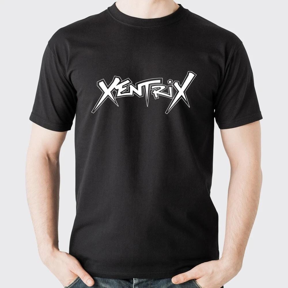 Футболка с логотипом трэш-группы Xentrix, с коротким рукавом, черная, унисекс, размеры S-5XL, TU129, футболка унисекс L
