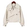 Cross-Border Retro Leather Jacket: Women's Trendy American Style