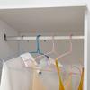 Open Wardrobe On Wheels Bedroom Wardrobe With Clothes Hanging Rail 3 Storage Shelves Mobile Garment Rack For Cloakroom Hallway White