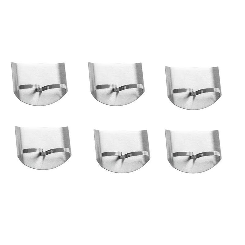 Stainless Steel Finger Guard Rustproof Anti-Cut Vegetable Chopping Protector for Home Cooking Food Prep Gifting
