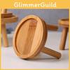 Minimalist Bamboo Plant Stand For Small Plants And Kids Room Decor