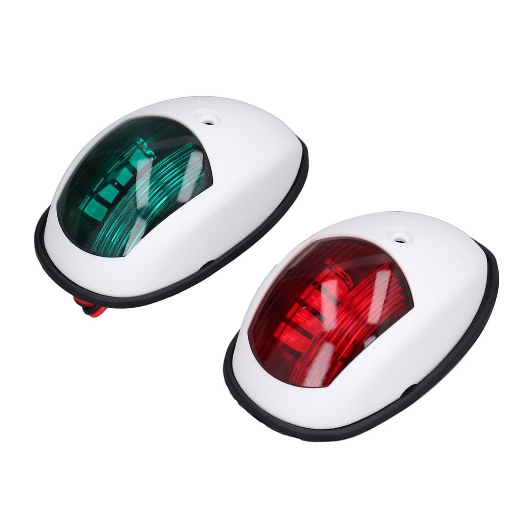 2 Pcs LED Boat Navigation Light Green   Red Port 1NM Visibility IP66 Waterproof LED Boat Bow Lights  1224V
