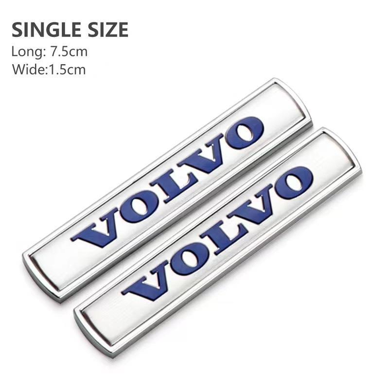 Car Side Logo Sticker Decoration Accessories For Volvo Rdesign Polestar AWD V50 S60 XC60 S40 XC40 XC90 V60 S80 S90 V90 V70 T6 T8