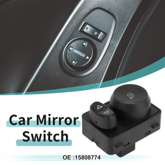 

Car Mirror Switch Fit for Chevrolet Traverse 2009-2017 No.15808774 Black Metal