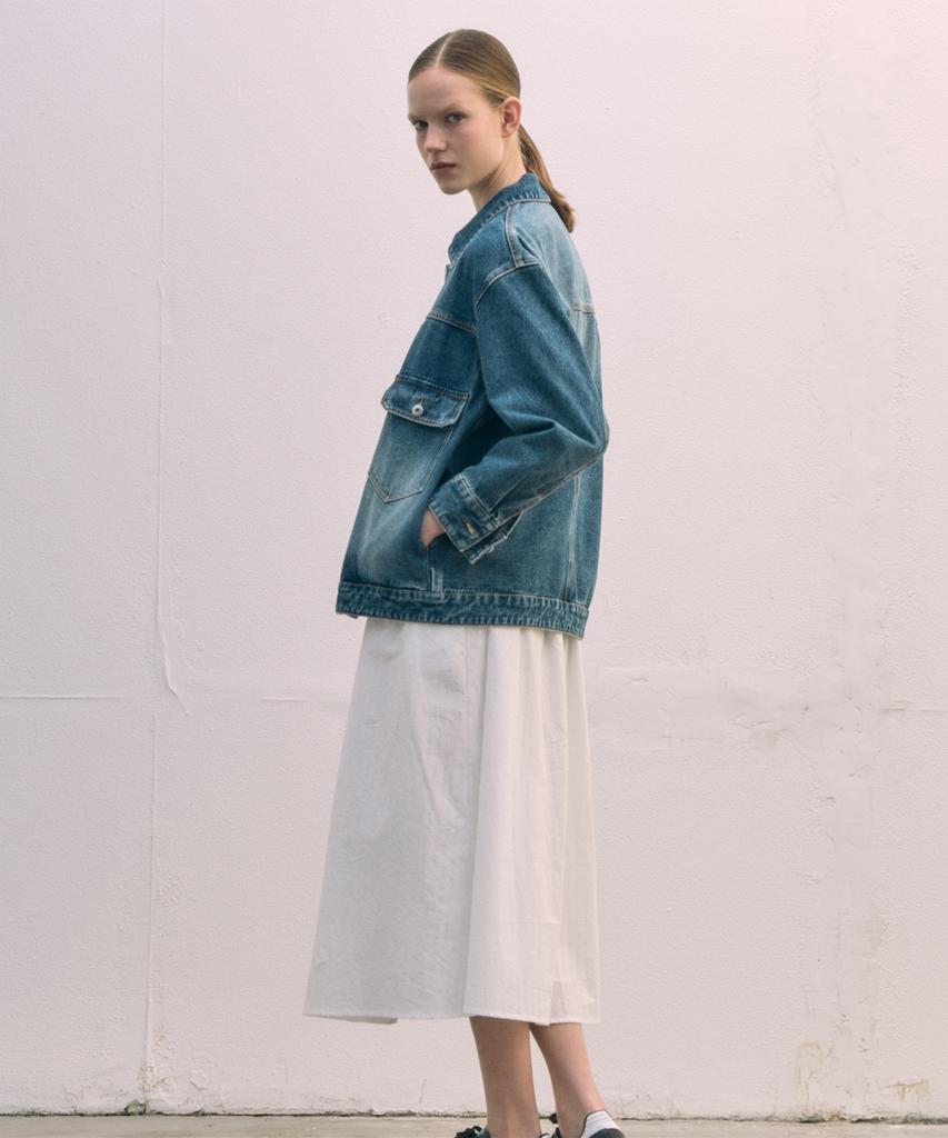 Jucyjudy Boxy Denim Work Jacket Jzjk025A