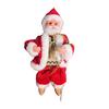 Santa Claus Musical Climbing Rope Electric Climbing Santa on Rope Climbs Up And Down Christmas Hanging Decoration for Xmas Tree Fireplace Home Decor