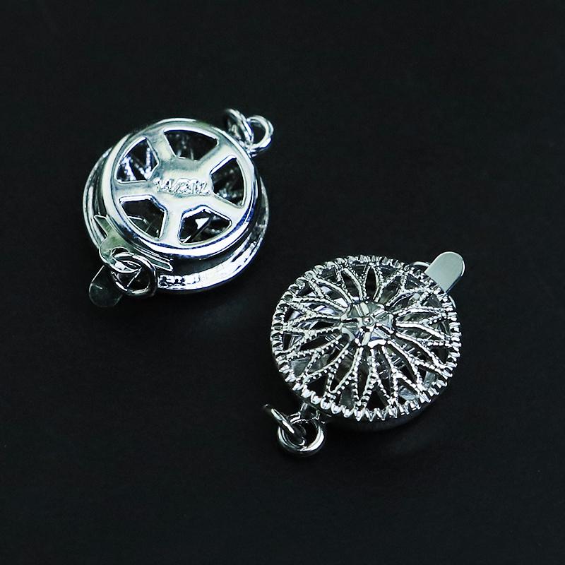 Hollow Flower Bracelet Necklace Connector Clasps High Quality Handmade Diy Jewelry Findings Connector PJ0039