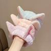 1 Stück Korallenfleece Katzenohren Stirnbänder für Frauen Niedliche Weiche Haarbänder Gesicht Waschen Make-up Turbane Bandage Kopfwickel Mädchen Haarschmuck