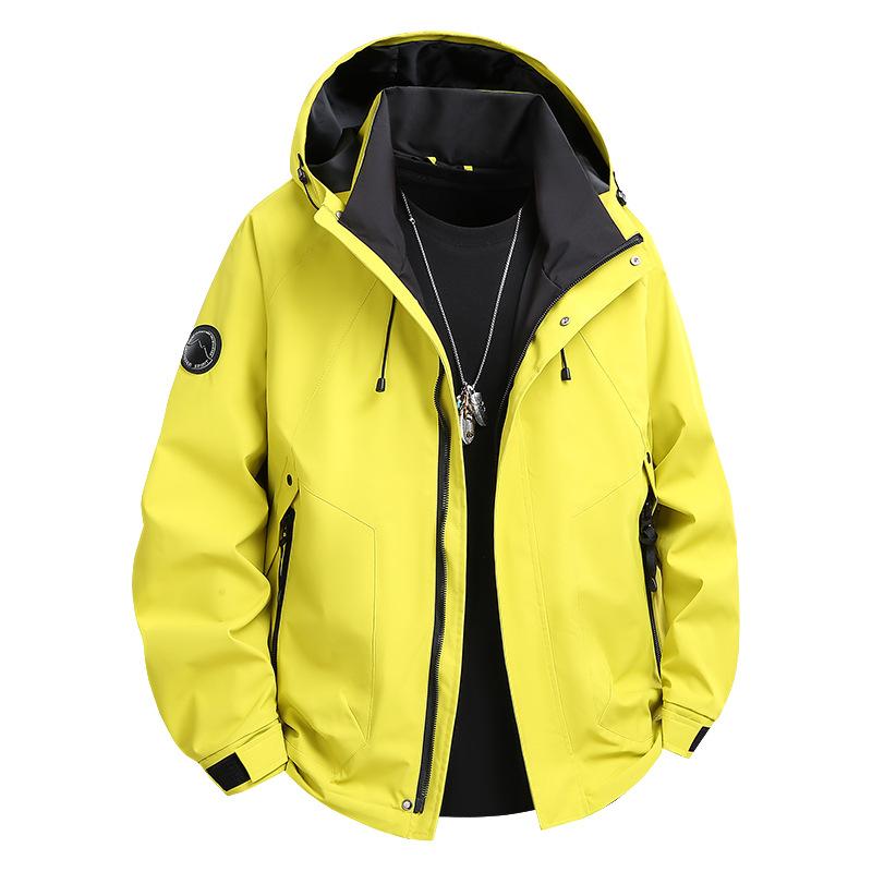 Wiosna i Jesień Nowa Odzież Outdoorowa Kurtka Męska Kurtka Casual Wiatroodporna i Wodoodporna Odzież Jesienna Odzież Wierzchnia