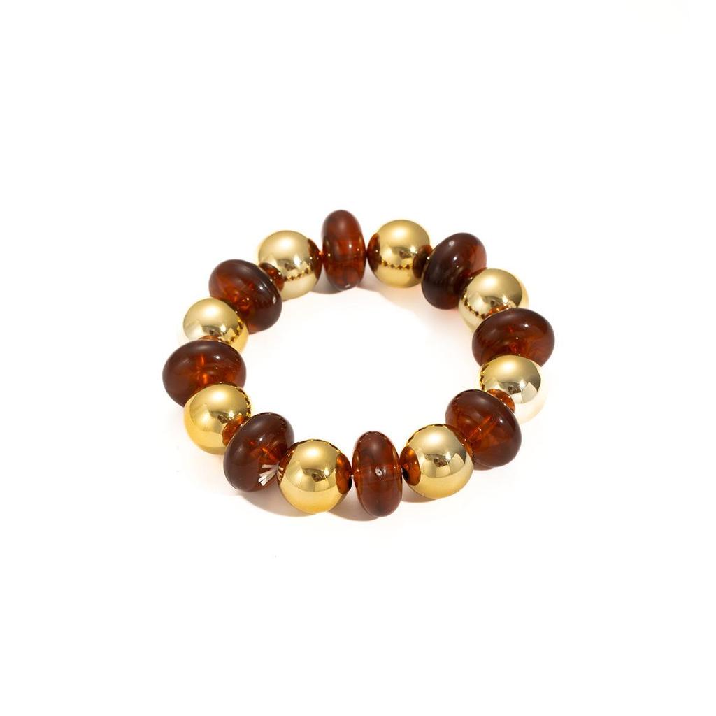 Acryl Geometrisches Perlenarmband - Bohemian Zweifarbig Klassischer Trend