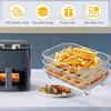 3-lagige Grillständer Air Fryer stapelbares Gestell Edelstahl Dörrgestelle Grillgestelle für Restaurantküche