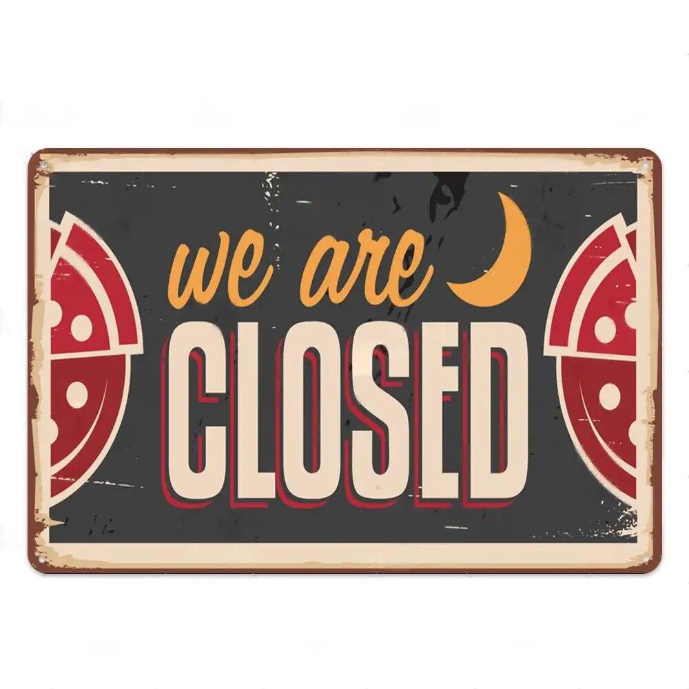 Köstliche Bäckerei Lebensmittel Metall Malerei Wand Kunst Metall Blechschilder Cafe Küche Decor Pizza Poster Vintage Plakette Wand Küche Decor