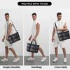 GTI Tartan Plaid Print Travel Duffel Bags Unisex Waterproof Foldable Carry on Luggage Bag Portable Lightweight Durable Handbag