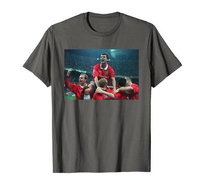 Roy Keane Manchester United Tor V Inter Mailand Fußball T-Shirt