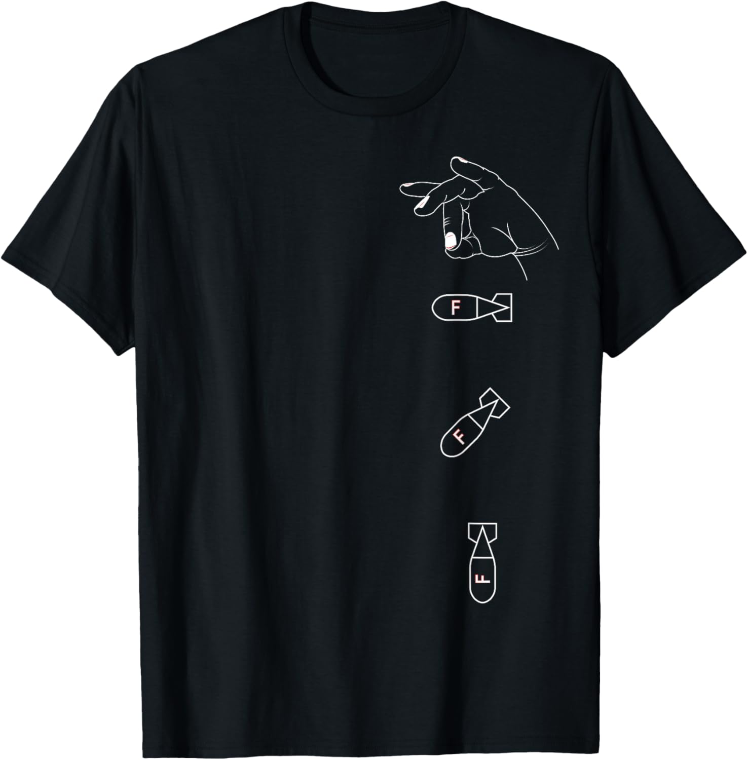 Dropping F Bombs from Twistafit T-Shirt S разноцветный