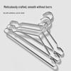 LYNN Heavy-Duty Solid Stainless Steel Clothes Hangers