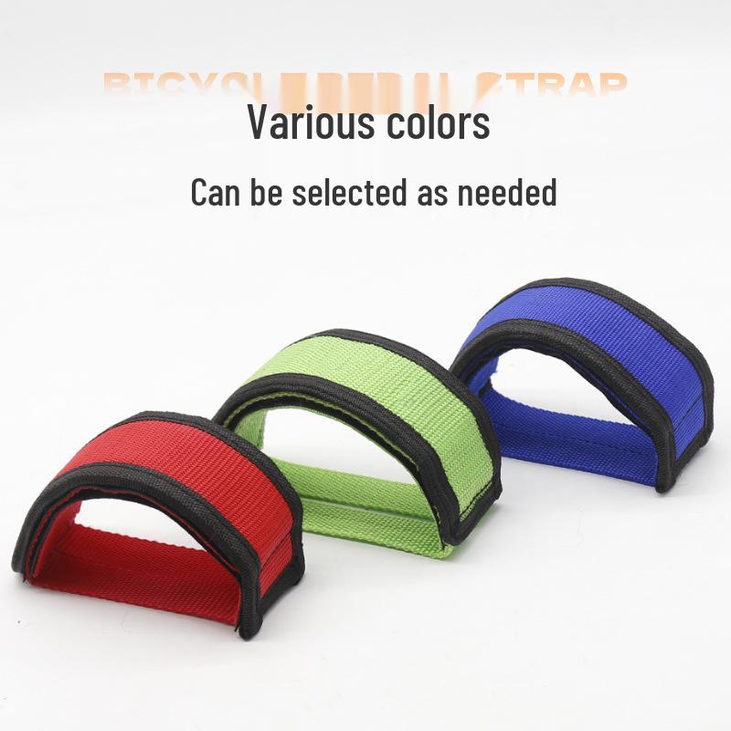 Ultralight Cycling Toe Clips & Foot Straps for Fixed Gear Bikes