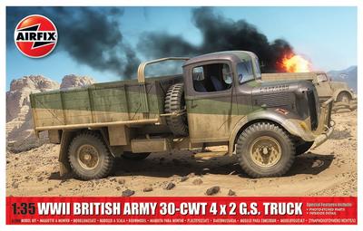 Airfix World War II British Army Truck Plastic Model X1380 1/35 30-cwt 4×2