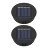 1-4PCS 8CM Solar Light Replacement Top 1.2V Waterproof LED Solar Panel Lantern Lid Light Solar Lantern Top Outdoor Decor Garden
