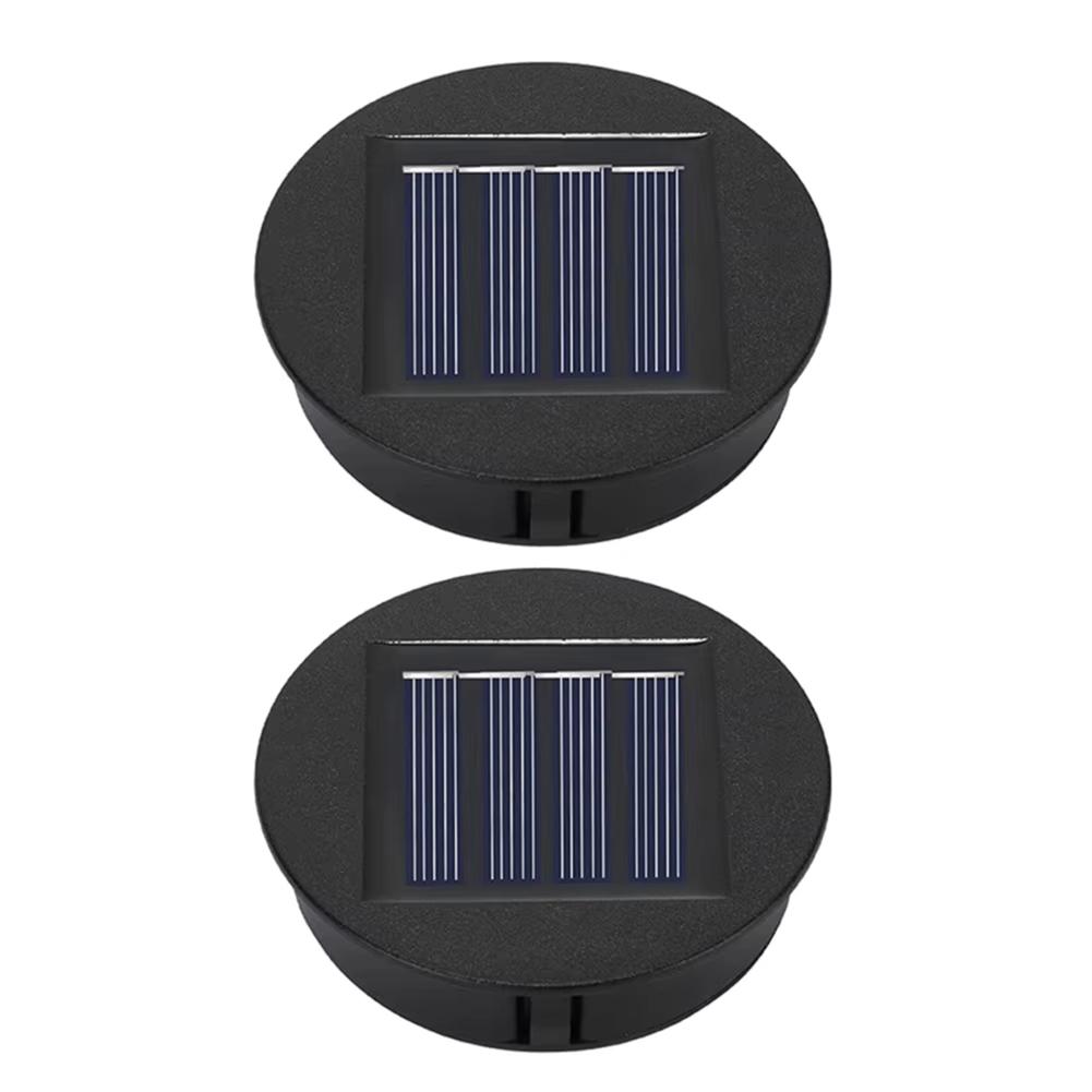 1-4PCS 8CM Solar Light Replacement Top 1.2V Waterproof LED Solar Panel Lantern Lid Light Solar Lantern Top Outdoor Decor Garden