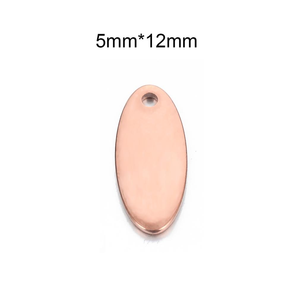 20 Stück/Los Edelstahl Herz Quadratische Form Kleine Leere Anhänger Charms für DIY Schmuckherstellung Personalisierte Namenslogo Scheibe 3 Farben