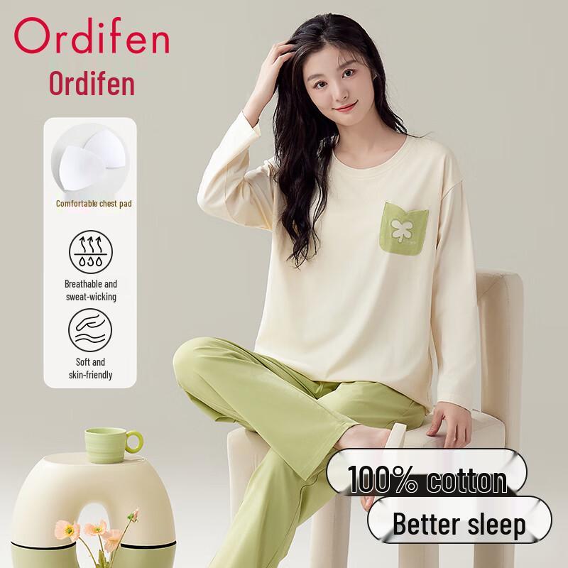Audiffan Women s 100% Cotton Pajama Set XL
