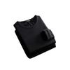 Men's Plus Velvet Warm Long-Sleeve T-Shirt, Crew Neck Base Layer for Autumn and Winter