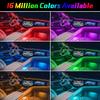 LED Car Interior Ambient Light RGB Fiber Optic Lighting Kit W/ USB APP Music Control Neon Auto Atmosphere Decorative Lamp Strips