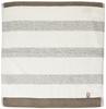 Hayashi Hand Towel, Approx. 34 X 35 Cm, Imabari Towel, Famille Border, Brown, WI207026, Made In Japan