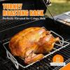 Stainless Steel V Rack for Meat Roasting in Oven 10 Inch Wide V Design Allows for Drippings and Vegetable Cooking Below