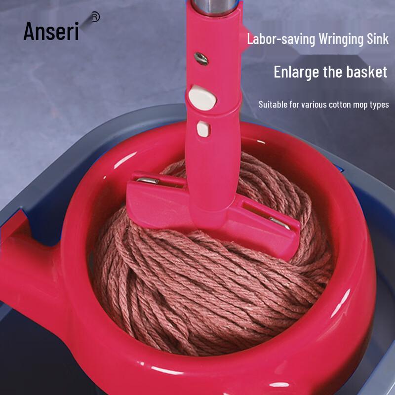Ansai Rui Wischmopp-Eimer mit Auspressvorrichtung