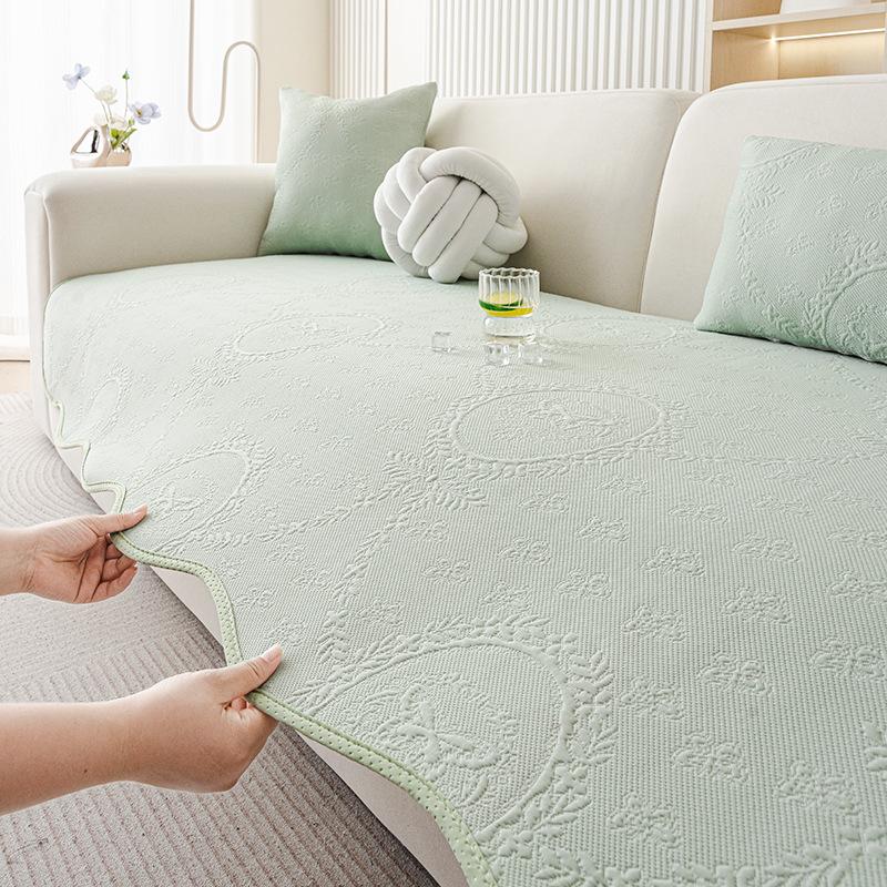 

Irregular Special-Shaped Sofa Cover Pad New Sofa Cushion Advanced Sofa Seat Cushion Cover Summer Cover Towel 90*90cm