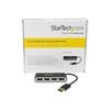 USB 2.0 Hub - STARTECH.COM - ST4200MINI2 - 4 porty - Integrovaný kabel - Kompaktní a lehký