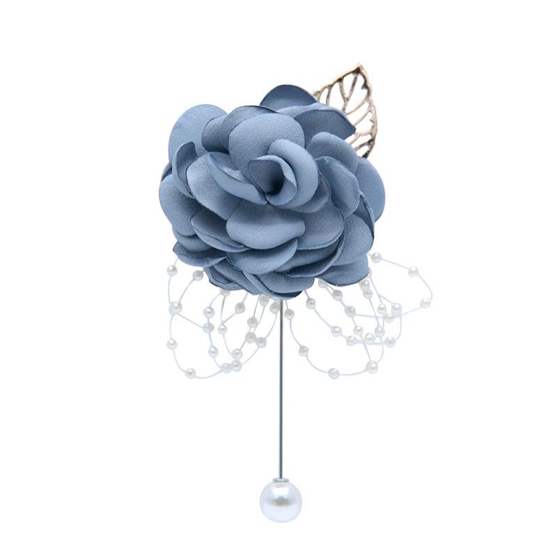 Wedding Boutonniere & Wrist Flower Set - Burned Edge Simulation for Brides, Bridesmaids & Sister Groups