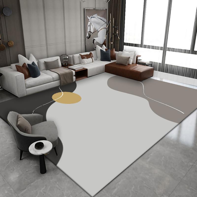 Living Room Carpe Dirt Resistant and Easy To Maintain Bedroom Carpet Bedside Carpet Anti Slip