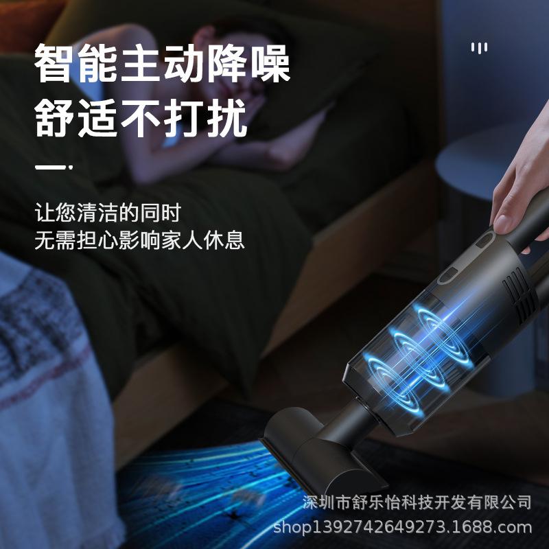 Portable Wireless Handheld Vacuum with Multi-Accessory Nozzle for Home and Car Use
