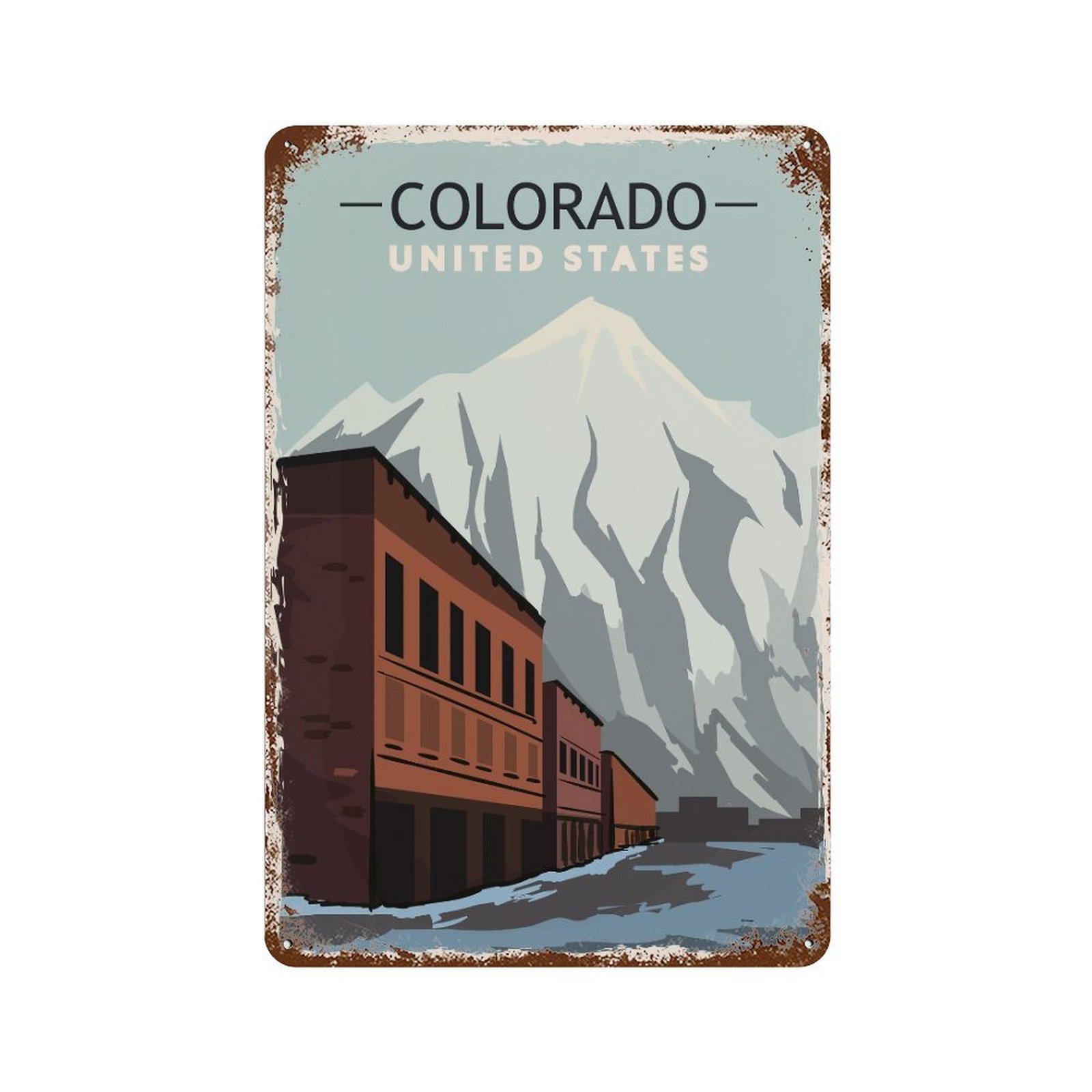 

1PC Vertical Retro Aged Metal Tin Sign 20×30cm, Rustic Wall Decoration for Bar, Shop, Bedroom, Office or Café Classic Vintage Style 20*30CM