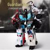 Children's Star Transforming Toy Robot: Guardian War God Jet Combiner Model Figurine
