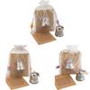 Blessing Bell Friends Are Angels party Favors Creative Bell Angel Good Luck Ornament   for Vehicles Doors Backpacks Keys gift
