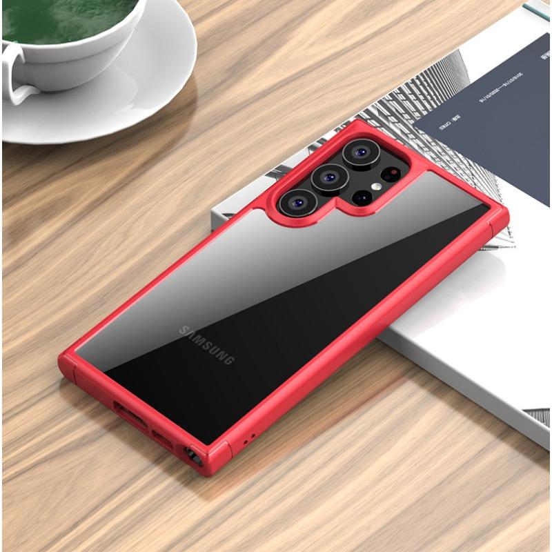 Anwendbar auf Samsung S23 Handyhülle Sturzsicher Galaxy S23ultra Schutzhülle Transparent S23pro