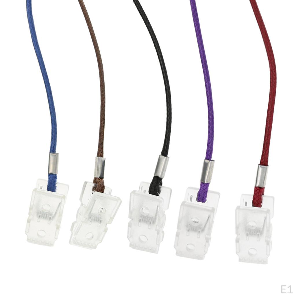 5 Stück Serviettenklammern, Riemen, Umhängeband, Halskette, Kleidung, Werkzeug