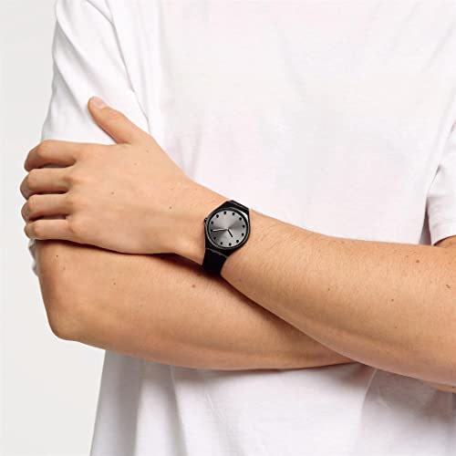 Swatch DARK SPARK Holiday Collection Wristwatch SYXB106 Black