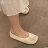 Square Toe Women Flat Sandals Casual Loafers Shoes Woman 2025 Trend Summer Elegant Dress Comfort Soft Leather Zapatillas Mujer