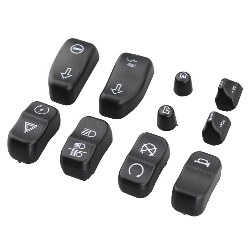 Moto Accessory Black Chrome Hand Control Switch Housing Buttons Caps For Harley Touring Electra Street Glide CVO 2014-2018 New