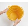 TRUSCO Folding Bucket Yellow 8L TORBY