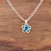 Swiss Blue Topaz Gemstone Handmade 925 Sterling Silver Jewelry, Beautiful Pendant For Wedding Gift