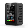 Formaldehyde Detector TVOC Sensor CO2 PM2.5 Temperature Humidity Air Quality Tester 5 In 1 Black