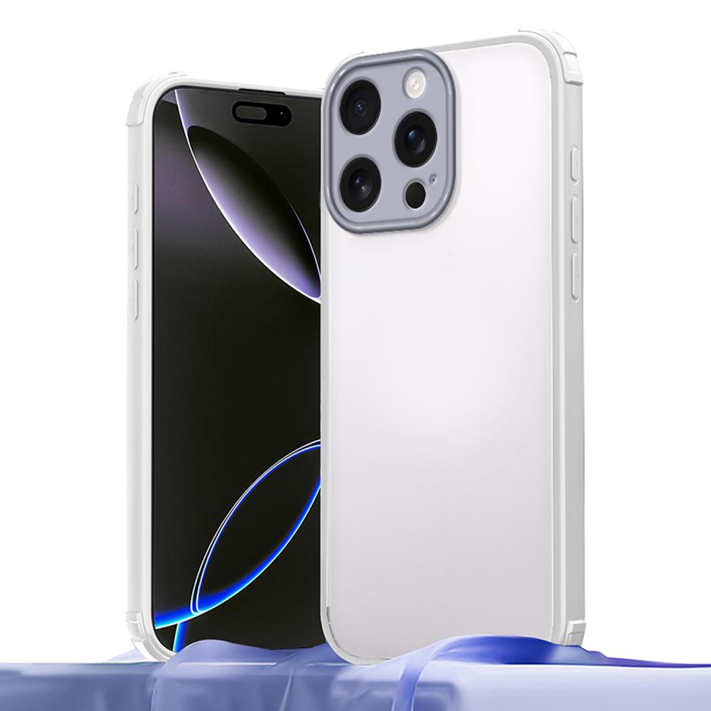 For iPhone 16 Pro Case Reinforced Corner Shockproof TPU + Acrylic Phone Cover
