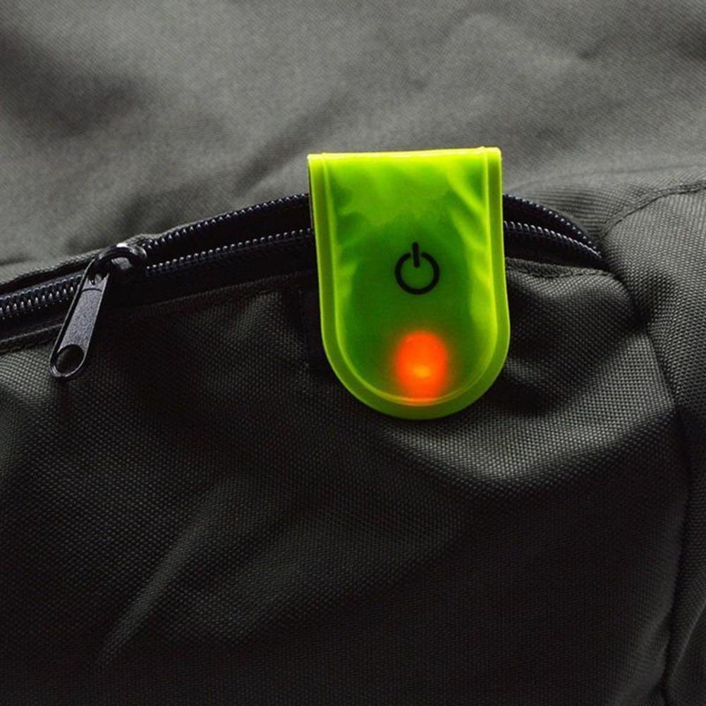 Reflective Magnetic Clips for Kids Backpacks Reflector Bag Clips for Night Walking Bike Cycling Safety Accessories